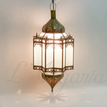 Product [18]_1 - Brass Silver Lamp - themoroccangallery