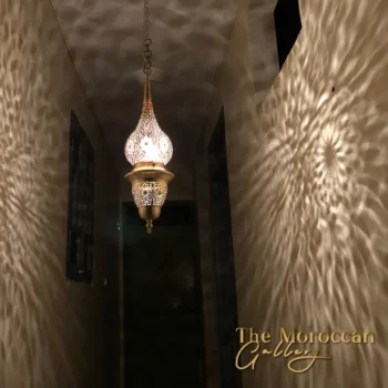 Hanging Brass Lamp - TheMoroccanGallery.com