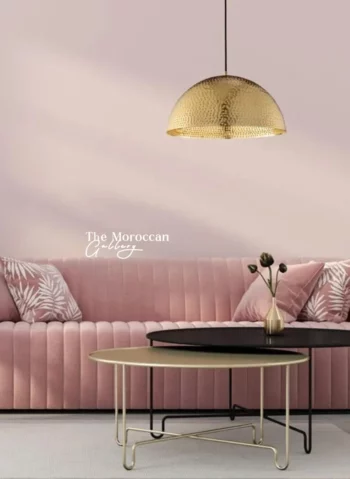 Gold Dome Lamp - TheMoroccanGallery.com