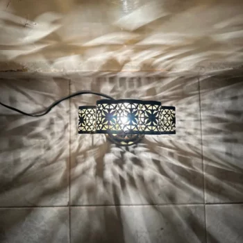 Stylish Moroccan Brass standing Lamp – Perfect for Adding Warmth and Luxury to Any Room - Image 5