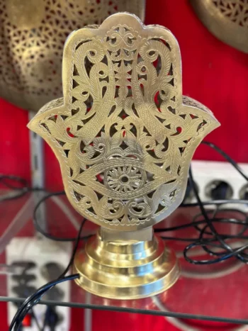 Stylish Moroccan Brass standing Lamp – Perfect for Adding Warmth and Luxury to Any Room - Image 8