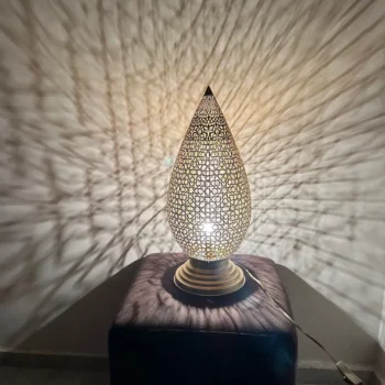 Authentic Brass standing Lamp – Moroccan Artisanship – Ideal for Bedrooms and Living Rooms - Image 2